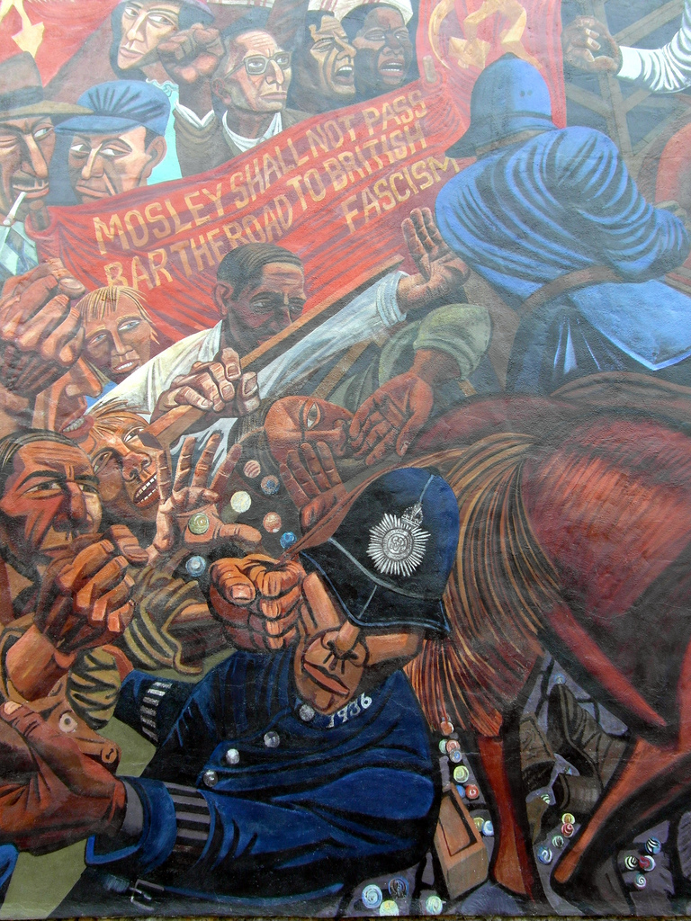Battle of Cable Street murial